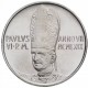 VATICANO 500 LIRAS 1969 ANGEL y PAPA PABLO VI CON LA MITRA (GORRO PAPAL) KM.115 MONEDA DE PLATA SC