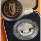@PROOF - ESTUCHE@ IRLANDA 50 PENIQUES 1988 MILENARIO DE LA CIUDAD DE DUBLIN KM.26 MONEDA NICKEL Eire Ireland 50 Pence MILLENIUM
