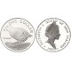 NUEVA ZELANDA 1 DOLAR 1982 PAJARO TAKAHE e ISABEL II KM.51.A MONEDA DE PLATA PROOF New Zealand