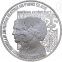 HOLANDA 25 ECU 1991 REINA BEATRIZ y PRINCIPE CLAUS MEDALLA - MONEDA DE PLATA The Netherlands 25 Ecus 1991