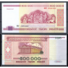 @RARO@ BIELORRUSIA 500000 RUBLOS 1998 EDIFICIO Pick 18 BILLETE SC Belarus 500.000 Roubles UNC BANKNOTE