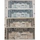 . @MUY RAROS@ BILBAO EUZKADI 5A+5+10+25+50+100+500+1000 PESETAS 1937 Guerra Civil 8 BILLETES SC + MATRIZ ORIGINAL EUSKADI