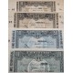 . @MUY RAROS@ BILBAO EUZKADI 5A+5+10+25+50+100+500+1000 PESETAS 1937 Guerra Civil 8 BILLETES SC + MATRIZ ORIGINAL EUSKADI