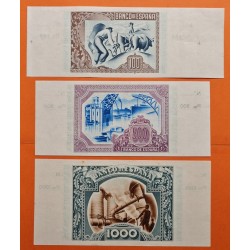 @MATRIZ ORIGINAL@ BILBAO EUZKADI 5A+5+10+25+50+100+500+1000 PESETAS 1937 SC @BILLETES LUJO@ Guerra Civil EUSKADI