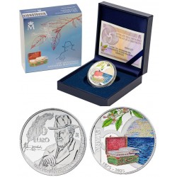 . 1 aaaaaaaaacoin @24/JUNIO Envío@ ESPAÑA 10 EUROS 2025 ANTONIO MACHADO POETA y ESCRITOR MONEDA DE PLATA ESTUCHE FNMT