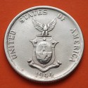 FILIPINAS 50 CENTAVOS 1944 S DAMA KM.183 MONEDA DE PLATA MBC Ocupacion de Estados Unidos 1/2 Dolar silver PHILIPPINES R/3