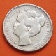 . @ESCASA@ HOLANDA 25 CENTIMOS 1901 REINA GUILLERMINA KM.120.2 MONEDA DE PLATA The Netherlands 10 Cents silver coin WILHELMINA