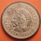 @BRILLO ORIGINAL@ MEXICO 50 CENTAVOS 1959 INDIO CUAUHTEMOC KM.450 MONEDA DE BRONCE EBC/SC- México