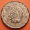 @BRILLO ORIGINAL@ MEXICO 50 CENTAVOS 1959 INDIO CUAUHTEMOC KM.450 MONEDA DE BRONCE EBC/SC- México