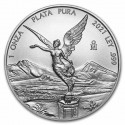 . @TIRADA MUY CORTA@ MEXICO 1 ONZA 2021 ANGEL LIBERTAD MONEDA DE PLATA PURA 999 SC Mejico silver coin OZ OUNCE