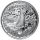 . 1 aaaaaaacoin ANGUILLA 2 DOLARES 2024 VELERO EN ISLA PARADISIACA MONEDA DE PLATA Oz ONZA EASTERN CARIBBEAN CENTRAL BANK