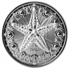. 1 aaaaaaacoin MONTSERRAT 2 DOLARES 2024 ESTRELLA DE MAR MONEDA DE PLATA Oz ONZA EASTERN CARIBBEAN CENTRAL BANK