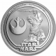 . 1 aaaaaaaacoin NIUE 2 DOLARES 2025 LUKE SKYWALKER Serie STAR WARS MONEDA DE PLATA cápsula ONZA OZ