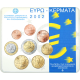 GRECIA CARTERA OFICIAL EUROS 2002 SC 1+2+5+10+20+50 CENTIMOS 1 EURO + 2 EUROS 2002 BU SET KMS PRIMER AÑO DE EMISION@