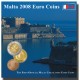 . @WORLD MONEY FAIR@ MALTA CARTERA OFICIAL EUROS 2008 SC 1+2+5+10+20+50 Centimos + 1 EURO + 2 EUROS 2008