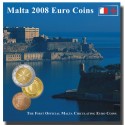 . @WORLD MONEY FAIR@ MALTA CARTERA OFICIAL EUROS 2008 SC 1+2+5+10+20+50 Centimos + 1 EURO + 2 EUROS 2008