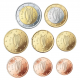 @IRISH COIN FAIR@ IRLANDA MONEDAS EURO 2010 SC : 1+2+5+10+20+50 Centimos + 1 EURO + 2 EUROS 2010 SERIE TIRA Ireland Eire
