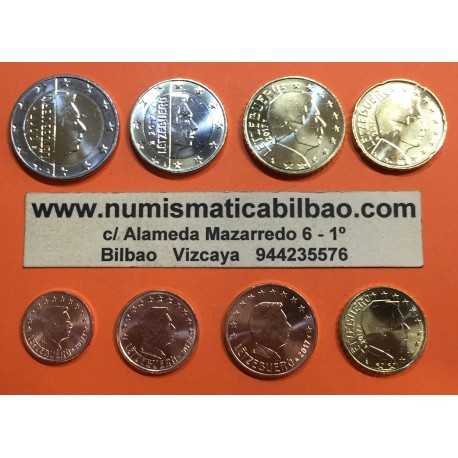 LUXEMBURGO MONEDAS EURO 2010 SC 1+2+5+10+20+50 Centimos + 1 EURO + 2 EUROS 2010 SERIE TIRA Luxembourg
