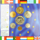 1992 UNITED KINGDOM ECU SET Blister Estuche 1/10 + 1/4 + 1/2 ECU y 1 + 2 + 5 + 10 ECU 1992 NICKEL COBRE LATÓN