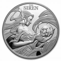 . 1 aaaaaaaaaacoin @4/JULIO Envío - Tirada 5.000@ NIUE 2 DOLARES 2025 SIRENA MONEDA DE PLATA OZ ONZA Criatura Marina
