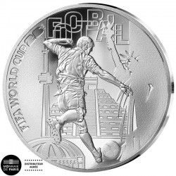 . 1 aaaaaaaacoin @4/JULIO Envío@ FRANCIA 10 EUROS 2025 COPA MUNDIAL DE FUTBOL MONEDA DE PLATA ESTUCHE FIFA WOLD CUP