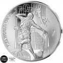 . 1 aaaaaaaacoin @4/JULIO Envío@ FRANCIA 10 EUROS 2025 COPA MUNDIAL DE FUTBOL MONEDA DE PLATA ESTUCHE FIFA WOLD CUP