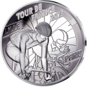 . 1 aaaaaaaacoin @4/JULIO Envío@ FRANCIA 10 EUROS 2025 TOUR DE FRANCE - LLEGADA y SALIDA MONEDA DE PLATA ESTUCHE Ciclismo