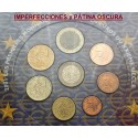 . @VER FOTOS - PÁTINA OSCURA@ FRANCIA CARTERA OFICIAL EUROS 2001 SC 1 CÉNTIMO a 2 EUROS 2001 SET BU 8 MONEDAS