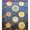 . @VER FOTOS - PÁTINA OSCURA@ IRLANDA CARTERA OFICIAL EUROS 2002 SC 1 CÉNTIMO a 2 EUROS 2002 SET BU 8 MONEDAS