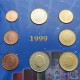 . @VER FOTOS - MUY RARO - PÁTINA OSCURA@ BÉLGICA CARTERA OFICIAL EUROS 1999 + 2000 + 2001 SC 1 CÉNTIMO a 2 EUROS SET 24 MONEDAS