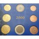 . @VER FOTOS - MUY RARO - PÁTINA OSCURA@ BÉLGICA CARTERA OFICIAL EUROS 1999 + 2000 + 2001 SC 1 CÉNTIMO a 2 EUROS SET 24 MONEDAS