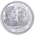 AUSTRIA 20 EUROS 2012 PUENTES y CALZADA Emperador GRACIANO - LAURIACUM KM.3210 MONEDA DE PLATA ESTUCHE Österreich