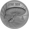 @RARA@ TUVALU 1 DOLAR 2016 STAR TREK USS ENTERPRISE MONEDA DE PLATA PURA SC $1 Dollar coin 1 ONZA 2016 OZ OUNCE