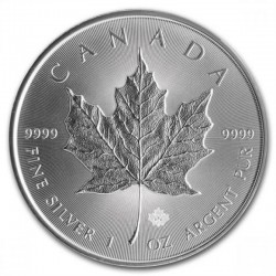 @LA DE LA FOTO@ CANADA 5 DOLARES 2016 HOJA DE ARCE MONEDA DE PLATA PURA SC $5 Dollars silver ONZA OZ MAPLE LEAF