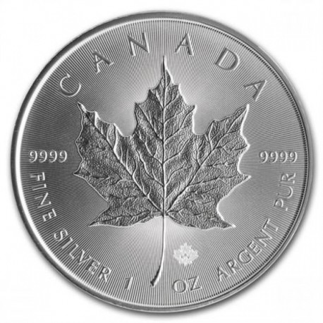 @LA DE LA FOTO@ CANADA 5 DOLARES 2016 HOJA DE ARCE MONEDA DE PLATA PURA SC $5 Dollars silver ONZA OZ MAPLE LEAF