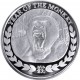 REPUBLIC OF SOMALILAND 1000 SHILLINGS 2016 YEAR OF THE MONKEY AÑO DEL MONO GORILA SC MONEDA DE PLATA 1 ONZA Oz OUNCE silver