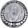 REPUBLIC OF SOMALILAND 1000 SHILLINGS 2016 YEAR OF THE MONKEY AÑO DEL MONO GORILA SC MONEDA DE PLATA 1 ONZA Oz OUNCE silver