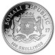 SOMALIA 100 SHILLINGS 2017 ELEFANTES MONEDA DE PLATA PROOFLIKE OZ silver coin 1 ONZA