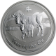 AUSTRALIA 1 DOLAR 2009 AÑO DEL BUEY 2ª Serie Lunar MONEDA DE PLATA $1 dollar silver OZ ONZA OUNCE YEAR OF THE OX