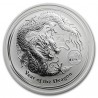 AUSTRALIA 1 DOLAR 2012 AÑO DEL DRAGON 2ª Serie Lunar @LION PRIVY MARK@ MONEDA DE PLATA silver OZ ONZA YEAR OF THE DRAGON
