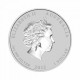 AUSTRALIA 1 DOLAR 2012 AÑO DEL DRAGON 2ª Serie Lunar @LION PRIVY MARK@ MONEDA DE PLATA silver OZ ONZA YEAR OF THE DRAGON