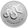 AUSTRALIA 1 DOLAR 2013 AÑO DE LA SERPIENTE 2ª Serie Lunar @LION PRIVY MARK@ MONEDA DE PLATA silver OZ ONZA YEAR OF THE SNAKE
