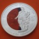 @Tirada 5.000@ ISLAS COOK 1 DOLAR 2009 DIOS SOL a COLORES KM.772 MONEDA DE NICKEL PROOF The Sun