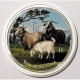 @COLORES@ AUSTRALIA 1 DOLAR 2015 AÑO DE LA CABRA 2ª SERIE LUNAR MONEDA DE PLATA silver 1 ONZA OZ OUNCE YEAR OF THE GOAT