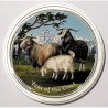 @COLORES@ AUSTRALIA 1 DOLAR 2015 AÑO DE LA CABRA 2ª SERIE LUNAR MONEDA DE PLATA silver 1 ONZA OZ OUNCE YEAR OF THE GOAT