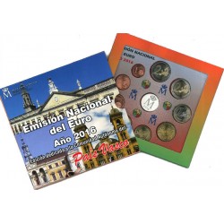 ESPAÑA CARTERA FNMT EURO 2016 COMUNIDAD AUTONOMA PAIS VASCO 1 Cts/2€ + 2 EUROS 2016 SEGOVIA + MEDALLA PLATA