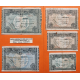 EUSKADI 5+10+25+50+100 PESETAS 1937 BILBAO Juego de 5 BILLETES MUY CIRCULADOS Guerra Civil 1936 EUZKADI R/1