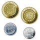 . 2 monedas @ ESPAÑA 10 EUROS + 100 EUROS 2023 CENTEN de FELIPE V PLATA y BAÑO DE ORO ESTUCHE FNMT