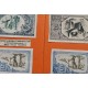 6 billetes x EUSKADI 5A+5+10+25+50+100 PESETAS 1937 BILBAO Guerra Civil 1936 España EUZKADI R/4
