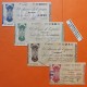 @RAROS@ BILBAO Serie de 4 Billetes 5+25+50+100 PESETAS 1936 GOBIERNO DE EUZKADI Guerra Civil en Euskadi BANCO DE ESPAÑA T/1